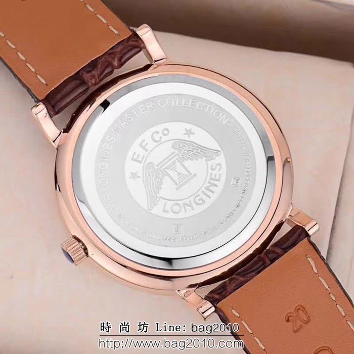 LONGINES浪琴 精鋼表殼 石英機芯 情侶對表 WSS0352